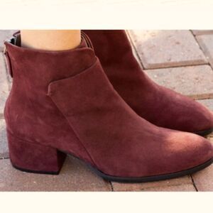 Italian Leather Ankle Booties